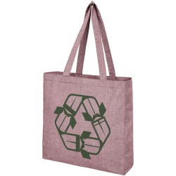 Sac shopping Pheebs recyclé avec soufflet 210 gr/m² 13LCouleur:Marron chiné