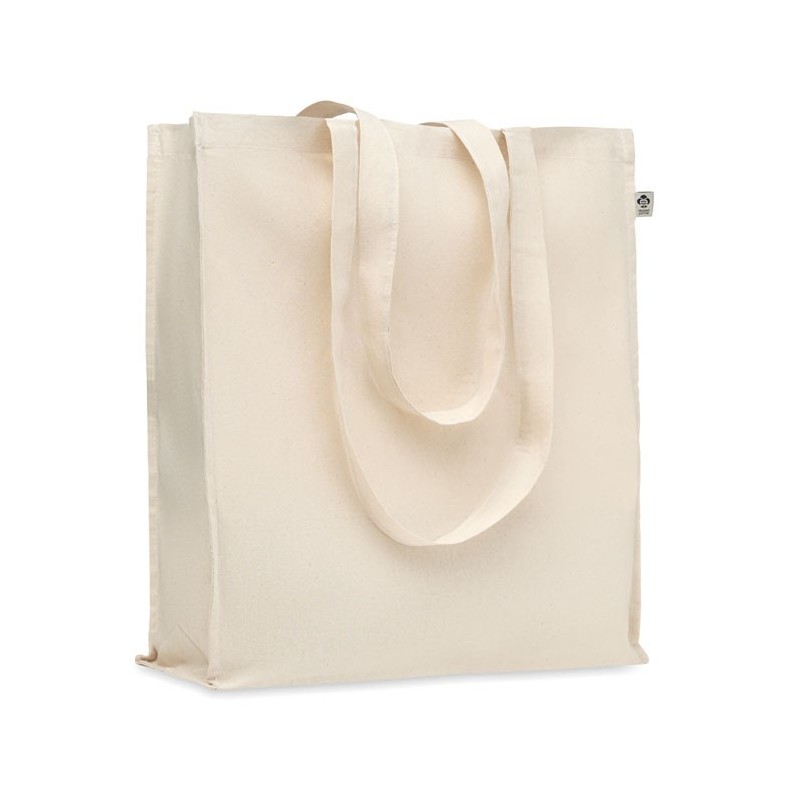 Sac shopping en coton biologiquCouleur:Beige