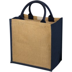 Sac fourre-tout en jute Chennai 16LCouleur:Naturel, Marine