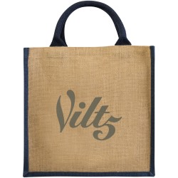 Sac fourre-tout en jute Chennai 16LCouleur:Naturel, Marine