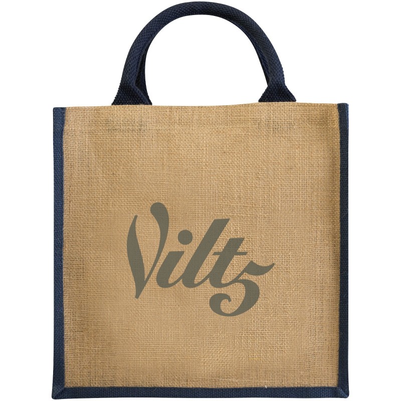 Sac fourre-tout en jute Chennai 16LCouleur:Naturel, Marine