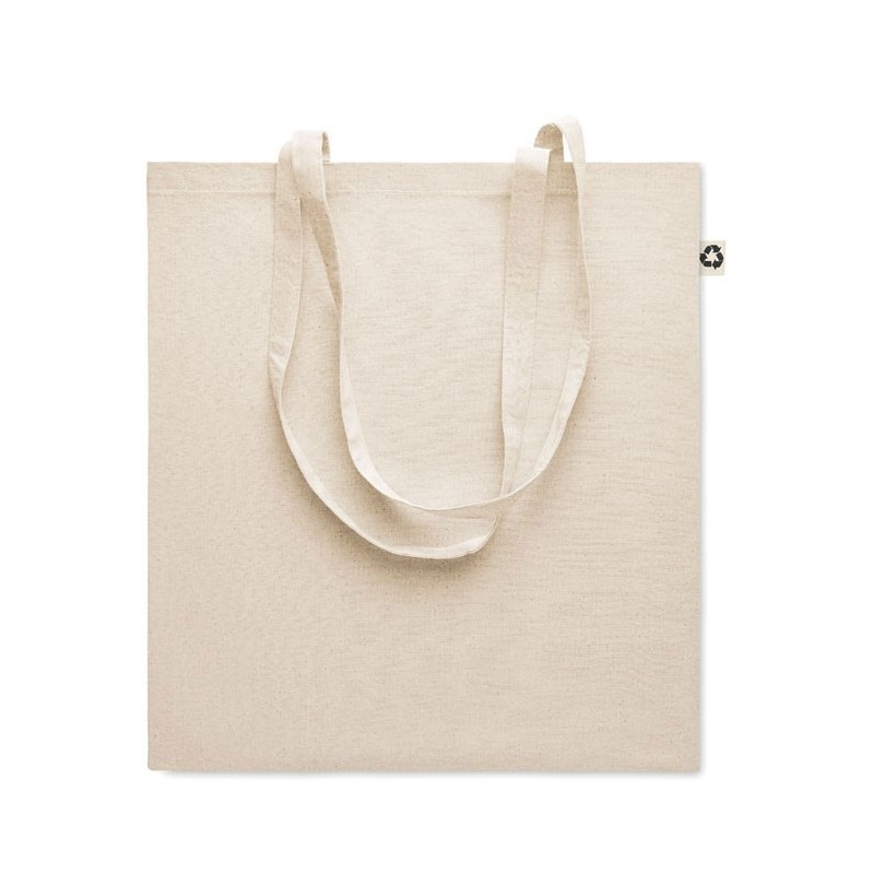 Sac shopping en coton recycléCouleur:Beige