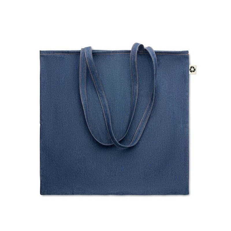 Sac shopping en denim recycléCouleur:Bleu