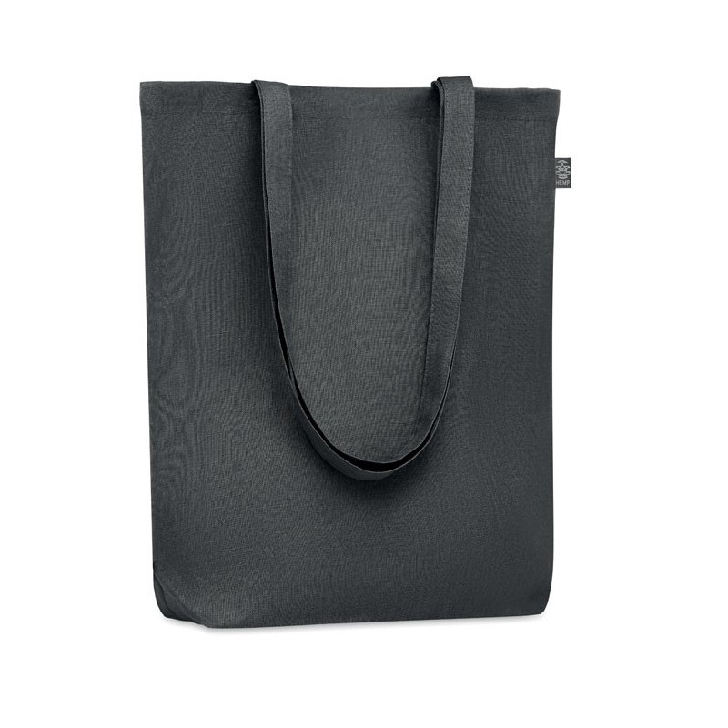 Sac shopping en chanvreCouleur:Noir