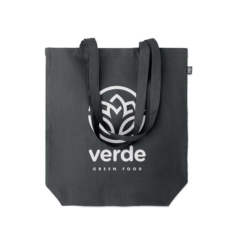 Sac shopping en chanvreCouleur:Noir