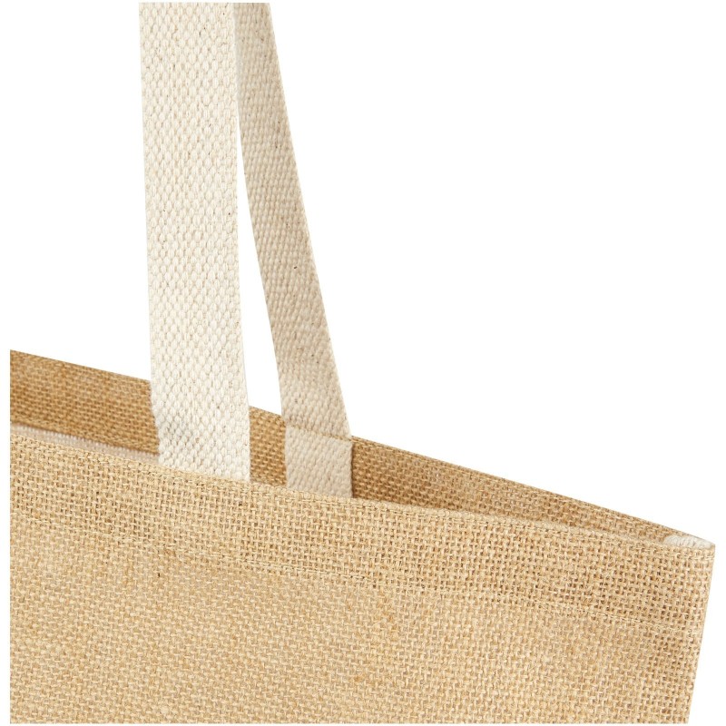 Sac shopping Juta de 12 L en jute 300 g/m²Couleur:Blanc