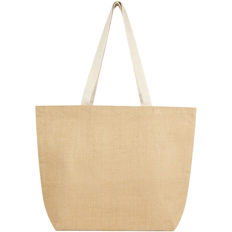 Sac shopping Juta de 12 L en jute 300 g/m²Couleur:Blanc