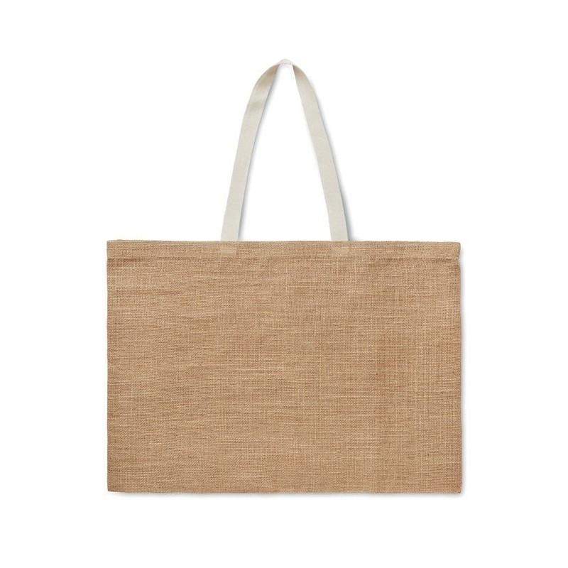 Sac shopping en juteCouleur:Beige