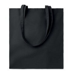 Sac shopping coton 180gr/m²Couleur:Noir