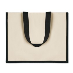 Sac de courses en toile de juteCouleur:Noir