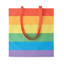 Sac shopping coton 200 gr/m²Couleur:Multicolore
