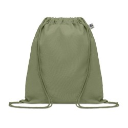 Sac à cordon en coton organiqueCouleur:Vert