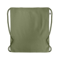Sac à cordon en coton organiqueCouleur:Vert