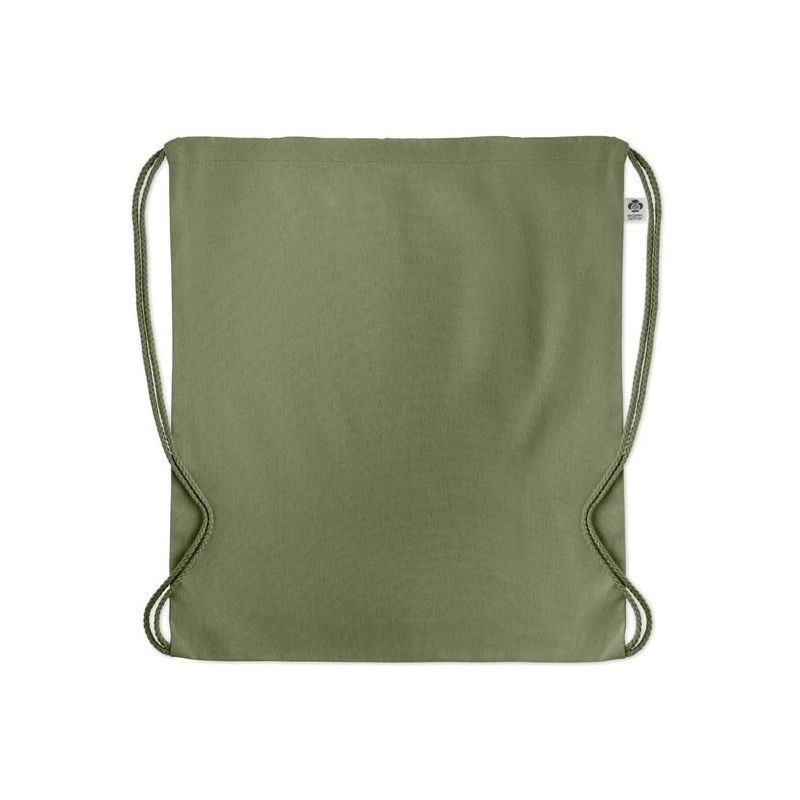 Sac à cordon en coton organiqueCouleur:Vert