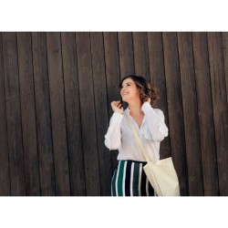 Sac shopping coton 140gr/m².Couleur:Beige