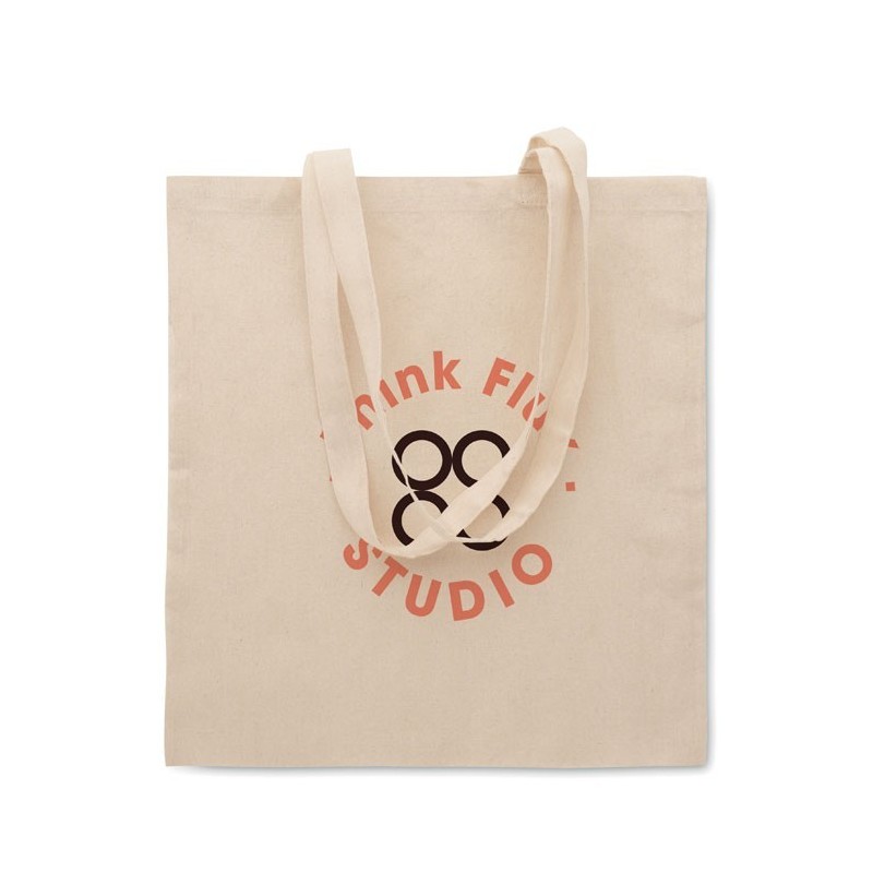 Sac shopping en poly cotonCouleur:Beige