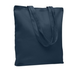 Sac shopping en toile 270 gr/m²Couleur:bleu marine
