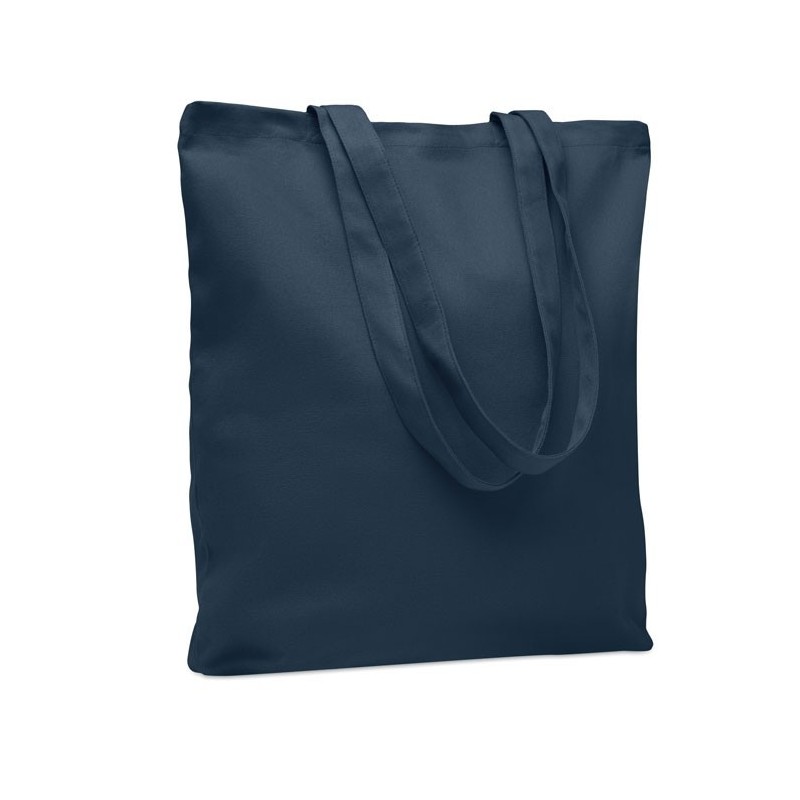 Sac shopping en toile 270 gr/m²Couleur:bleu marine