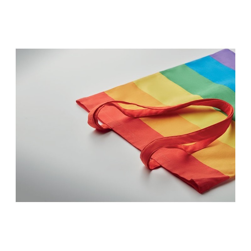 Sac shopping coton 200 gr/m²Couleur:Multicolore