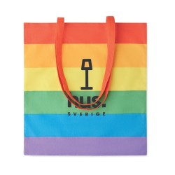 Sac shopping coton 200 gr/m²Couleur:Multicolore