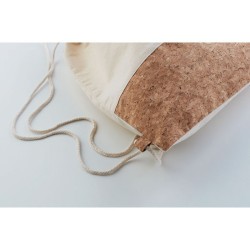 Sac à cordon avec liègeCouleur:Bleu royal