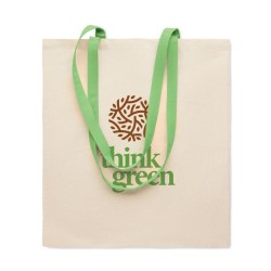 Sac shopping en coton 140 gr/m²Couleur:Lime