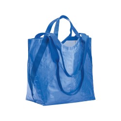 Sac shopper en polypropylène avec doubles anses (long et court)Couleur:Royal
