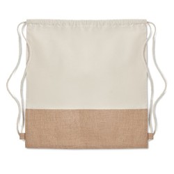 Sac à cordon avec détails juteCouleur:Beige