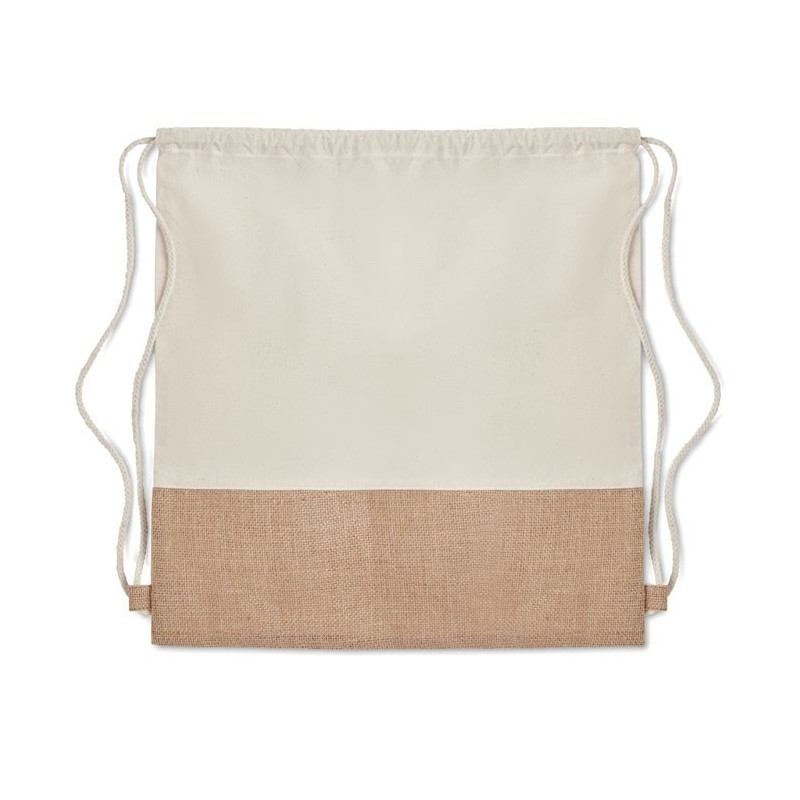 Sac à cordon avec détails juteCouleur:Beige