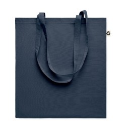 Sac  shopping  en coton recycléCouleur:bleu marine