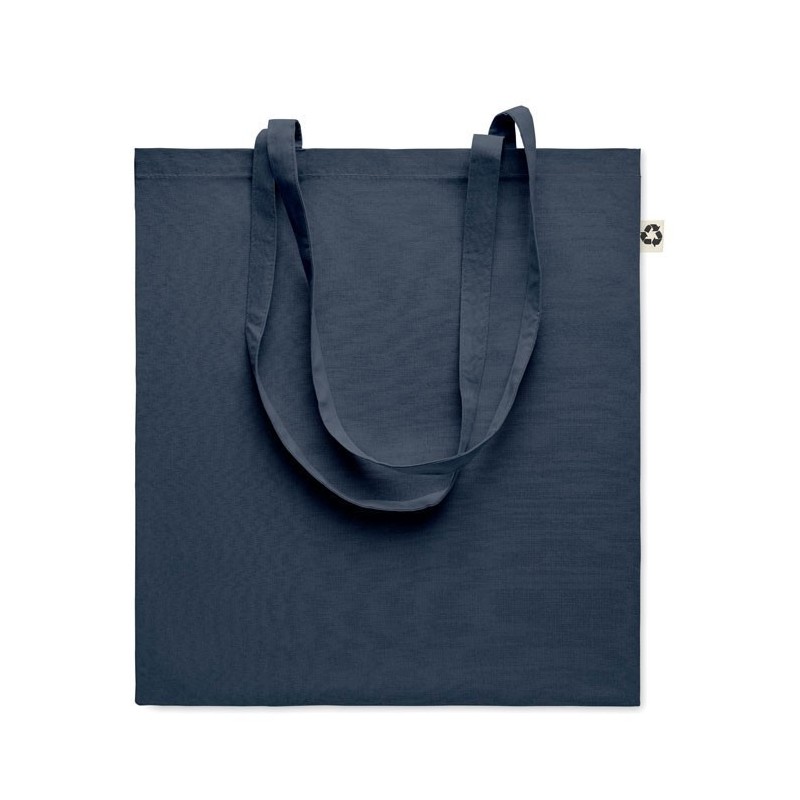 Sac  shopping  en coton recycléCouleur:bleu marine