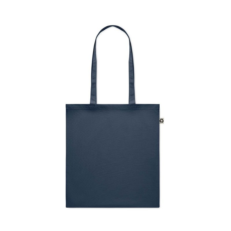 Sac  shopping  en coton recycléCouleur:bleu marine