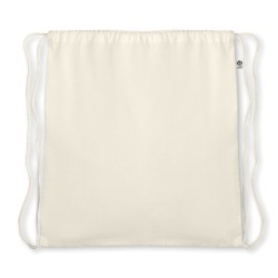 Sac à cordelette en coton bioCouleur:Beige