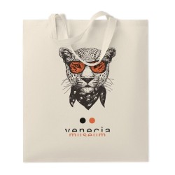 Sac shopping coton 140gr/m²Couleur:Beige