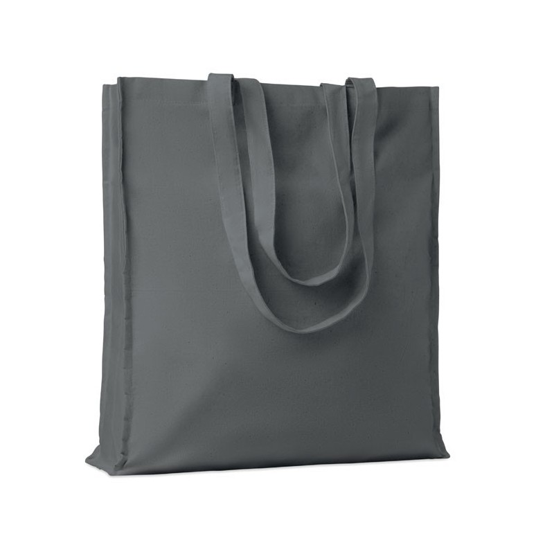 Sac shopping coton 140gr/m²Couleur:Gris Pierre