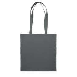 Sac shopping coton 140gr/m²Couleur:Gris Pierre