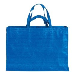 Sac shopper en polypropylène avec doubles anses (long et court)Couleur:Royal