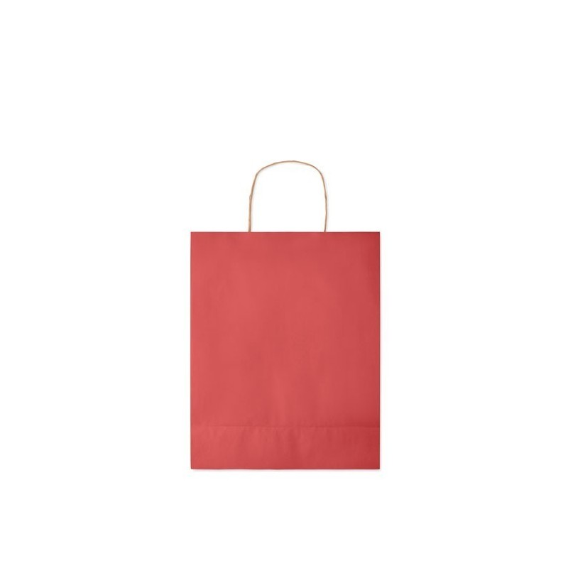 Sac en papier moyen formatCouleur:Rouge