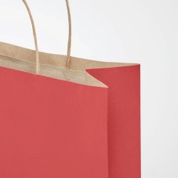 Sac en papier moyen formatCouleur:Rouge