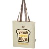 Sac shopping Rainbow de 5 l en coton recyclé 180 g/m² Couleur:Naturel