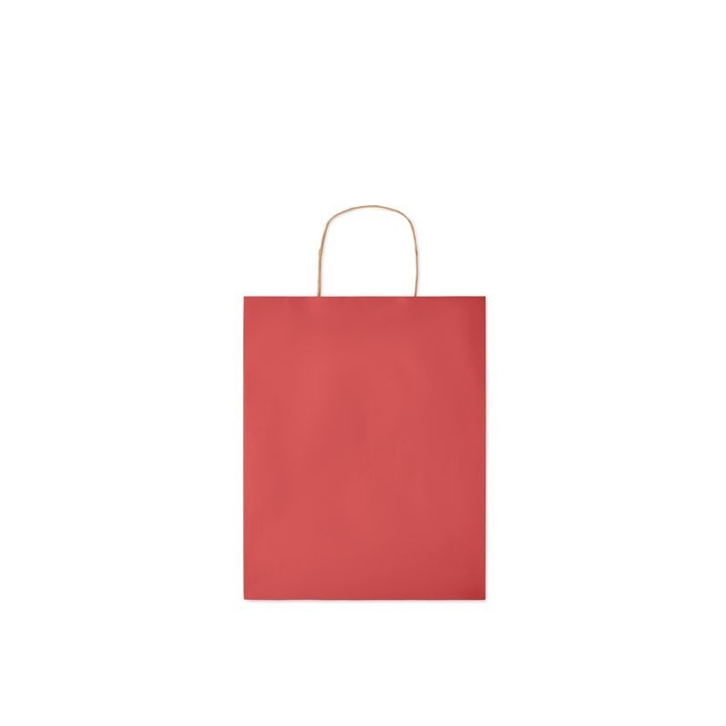 Sac en papier moyen formatCouleur:Rouge
