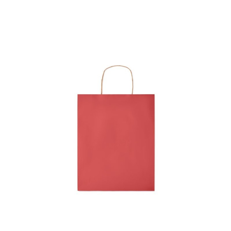 Sac en papier moyen formatCouleur:Rouge