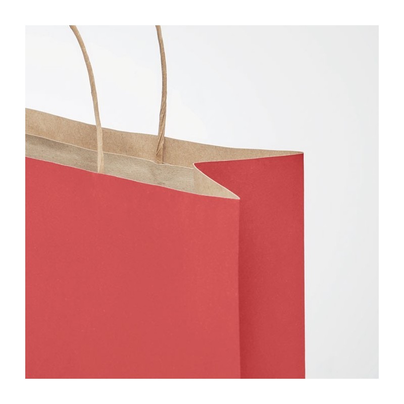 Sac en papier moyen formatCouleur:Rouge