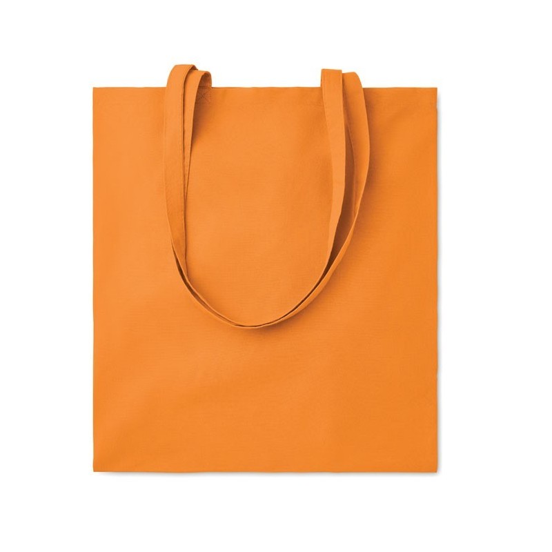 Sac shopping coton 180gr/m²Couleur:Orange