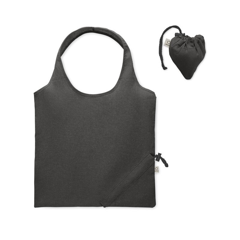 Shopping pliable 140 gr/m² CARRIE COLOURCouleur:Noir