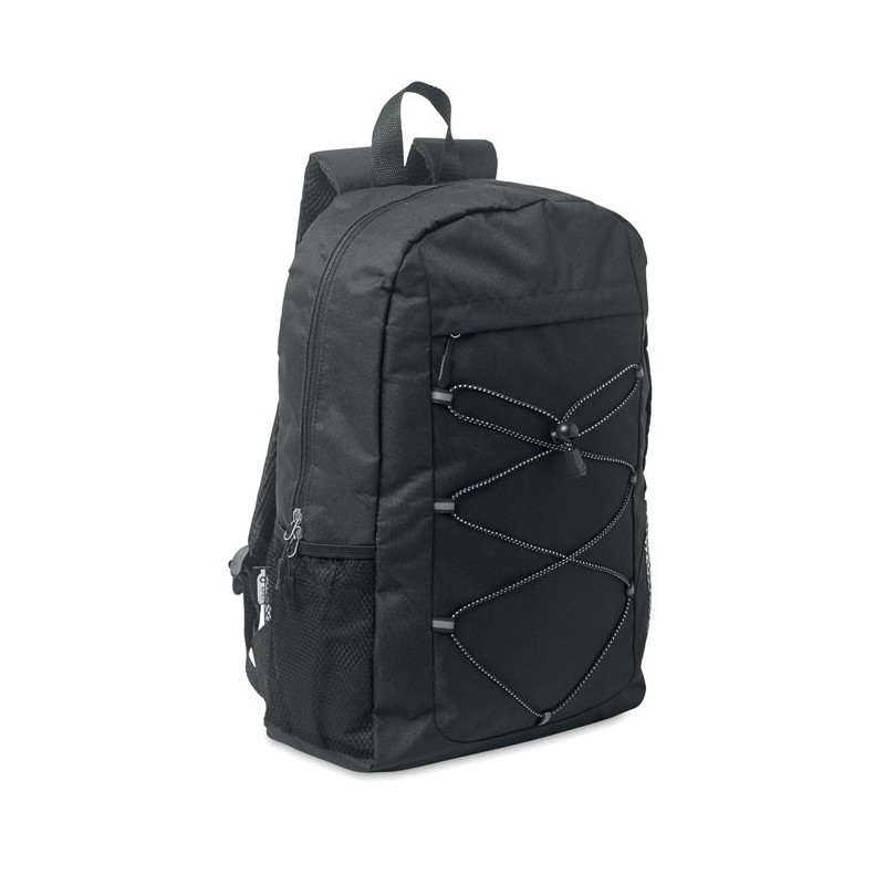 Sac à dos polyester 600D RPET HIGECouleur:Noir