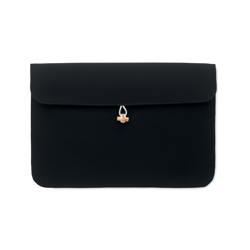 Pochette 15 pouces en coton COTINCouleur:Noir