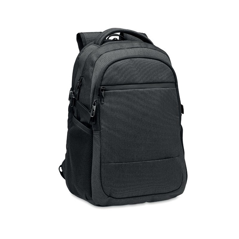 Sac pour ordinateur RPET 600D HANACouleur:Noir
