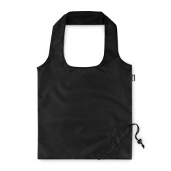 Sac de courses pliable en RPET FOLDPETCouleur:Noir