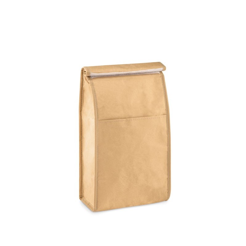 Sac à lunch en papier 3L. PAPERLUNCHCouleur:Beige